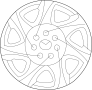 Image of Wheel Cover image for your 2012 Mazda MX-5 Miata   