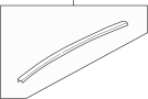 Image of Roof Molding (Right) image for your 2012 Mazda CX-7  Sport Sport Utility 