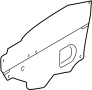 Image of Door Water Deflector (Left) image for your Mazda