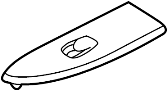 View Door Window Switch Bezel (Right) Full-Sized Product Image 1 of 2