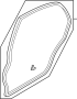 Image of Door Seal (Rear) image for your 1995 Mazda MIATA   