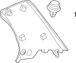 View Trim. Clip. Fastener. Quarter. Panel. (Rear, Upper, Lower) Full-Sized Product Image