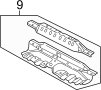 Image of Floor Pan Crossmember (Front, Upper) image for your 2019 Mazda 6   