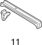 View Bracket. Crossmember. (Front, Rear) Full-Sized Product Image 1 of 2