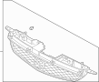 Image of Grille (Upper) image for your 2002 Mazda Protege  DX Sedan 