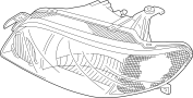 Image of Headlight (Right) image for your 2005 Mazda RX-8   