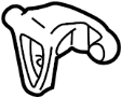 Image of Power Steering Pump Bracket image for your 1992 Mazda 323