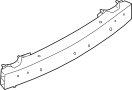 Image of Bumper Cover Reinforcement Beam image for your 2003 Mazda Protege  Mazdaspeed Sedan 