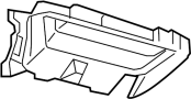 Image of Grille Bracket (Rear) image for your 2014 Mazda 3  i Grand Touring Sedan 