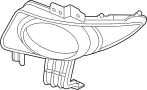 Image of Fog Light Cover (Right, Front) image for your 2010 Mazda 3  S Hatchback 
