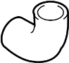 Image of Air.  A pipe that transfers. image for your 2011 Mazda Tribute