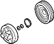 Image of A/C Compressor Clutch Pulley image for your 2009 Mazda CX-7 2.3L A/T FWD Sport Sport Utility 
