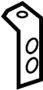 Image of Bracket. Battery. A component to which the. image for your 2008 Mazda 3 2.3L M/T S Hatchback 
