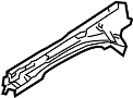 Image of Fender Apron Reinforcement (Left, Front, Rear, Upper) image for your 2008 Mazda 3 2.3L M/T S Hatchback 