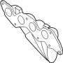 Image of Catalytic Converter with Integrated Exhaust Manifold. A catalytic converter. image for your 2015 Mazda CX-9