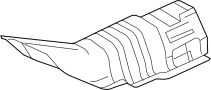 View Floor Pan Heat Shield (Front) Full-Sized Product Image 1 of 2