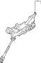 Image of Steering Column image for your 1996 Mazda MPV 3.0L V6 A/T 4WD LX Standard Passenger Van 