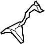 Image of BRACKET, WI. Mount bracket. Included with: Cowl. image for your 2010 Mazda 5   
