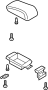 Image of Console Lid image for your 2009 Mazda 3 2.0L A/T i Sedan 
