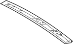 Image of Roof Header Panel (Rear) image for your 2009 Mazda 3   