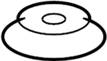 Image of Roof Molding Cap (Front) image for your Mazda
