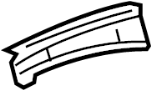Image of Roof Side Rail image for your 2000 Mazda B2500   
