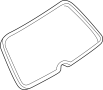 Image of Back Glass Reveal Molding (Rear) image for your Mazda MX-5 Miata  
