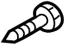 Image of Screw. Bracket. (Lower). Headlight Mounting Screw. image for your 1995 Mazda Protege 1.8L A/T ES Sedan 