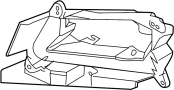 Image of Fog Light Bracket (Left, Rear) image for your 2012 Mazda 6   
