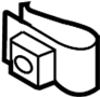 Image of Nut. Support. Radiator. A solid metal or plastic. image for your 2007 Mazda 6   