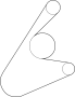 View Serpentine Belt Full-Sized Product Image 1 of 2