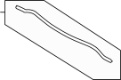 Image of Hood Seal (Rear) image for your 2022 Mazda MX-5 Miata   