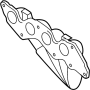 Image of Catalytic Converter with Integrated Exhaust Manifold. A catalytic converter. image for your 2002 Mazda MPV   