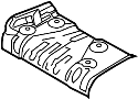 View Insulator. Floor. Muffler shield. (Right) Full-Sized Product Image