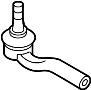 View Steering Tie Rod End (Left) Full-Sized Product Image