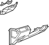 Image of Instrument Panel Trim Panel (Lower) image for your 2004 Mazda 6  S Hatchback 