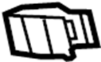 View Clip. Panel. Trim. Retainer. (Front, Upper, Lower) Full-Sized Product Image