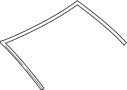 Image of Back Glass Reveal Molding (Rear) image for your Mazda MX-5 Miata  