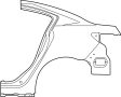 Image of Quarter Panel (Left, Rear) image for your 2014 Mazda CX-5   