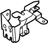 Image of Fuel Filler Door Lock Actuator Bracket image for your 2010 Mazda 3 2.3L M/T Mazdaspeed Hatchback 