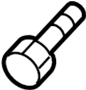 View Fuel Filler Door Bolt Full-Sized Product Image