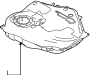 Image of Fuel Tank image for your 2010 Mazda 5 2.3L A/T Sport Mini Passenger Van 