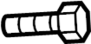 View Liftgate Lift Support Bolt (Upper) Full-Sized Product Image