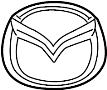 Image of Hatch Emblem (Rear) image for your 2021 Mazda CX-5 2.5L SKYACTIV A/T FWD Carbon Edition Turbo Sport Utility 