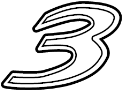 Image of Hatch Emblem (Rear). Hatch Emblem. Hatch. image for your 2013 Mazda 3  i Sedan 