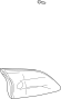 Image of Back Up Light Assembly image for your 1999 Mazda MIATA   