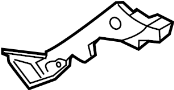 Image of Bumper Cover Support Rail (Right, Upper) image for your 2012 Mazda 3 2.0L A/T i Hatchback 