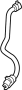 Image of Radiator Coolant Hose (Upper, Lower) image for your 1995 Mazda