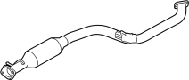 View Pipe. EXHAUST. Intermediate.  Full-Sized Product Image 1 of 1