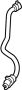 Image of Radiator Coolant Hose (Upper, Lower) image for your 2012 Mazda CX-7   